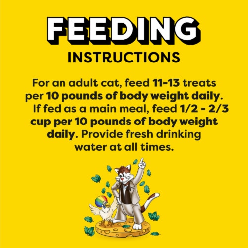Temptations MixUps Chicken Catnip & Cheddar Flavor Adult Cat Treats Perspective: bottom