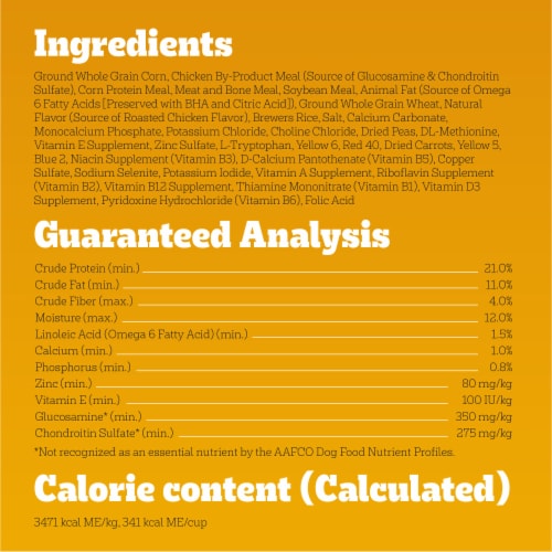 Pedigree Small Dog Adult Dry Dog Food Chicken Rice and Vegetable Flavor Perspective: bottom