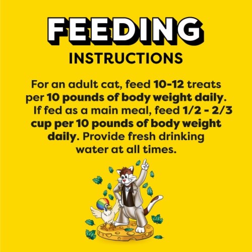 Temptations MixUps Crunchy and Soft Cat Treats Catnip Fever Flavor Perspective: bottom