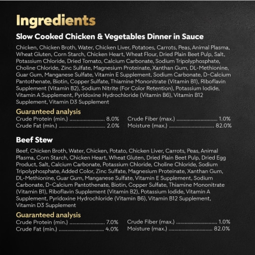 Cesar Home Delights Soft Wet Dog Slow Cooked Chicken & Vegetables & Beef Stew Food Variety Pack Perspective: bottom