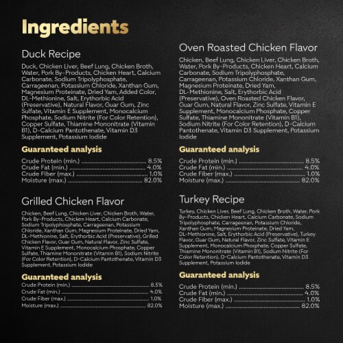 Cesar Soft Wet Dog Food Poultry Duck Oven Roasted Chicken Grilled Chicken & Turkey Variety Pack Perspective: bottom