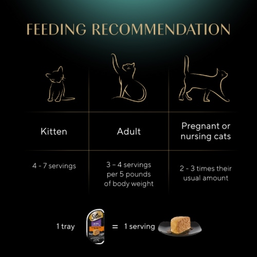 Sheba Perfect Portions Pate Savory Chicken Adult Wet Cat Food Perspective: bottom
