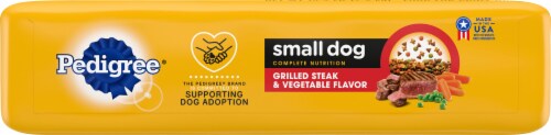 Pedigree® Small Dog Complete Nutrition Grilled Steak & Vegetable Flavor Adult Dry Dog Food Perspective: bottom