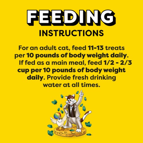 Temptations MixUps Catnip Fever Flavor Chicken Catnip & Cheddar Crunchy and Soft Adult Cat Treats Perspective: bottom