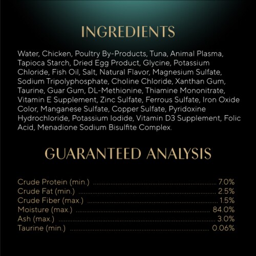 Sheba Perfect Portions Adult Wet Cat Food Cuts in Gravy Sustainable Tuna Perspective: bottom