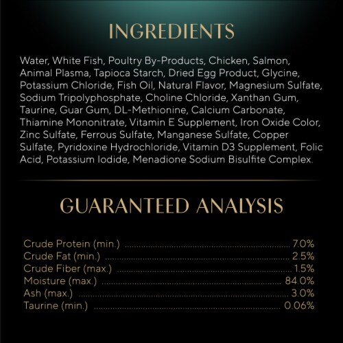 Sheba Perfect Portions Adult Wet Cat Food Cuts in Gravy Gourmet Salmon Perspective: bottom