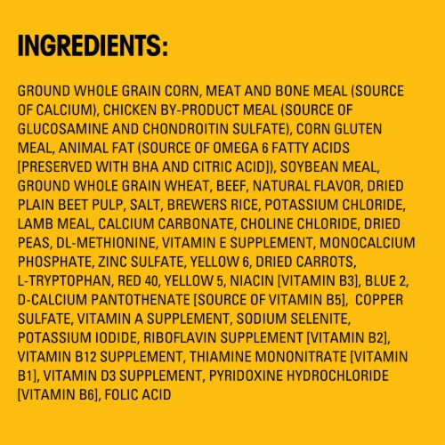Pedigree® High Protein Beef & Lamb Flavor Adult Dry Dog Food Bonus Size Perspective: bottom