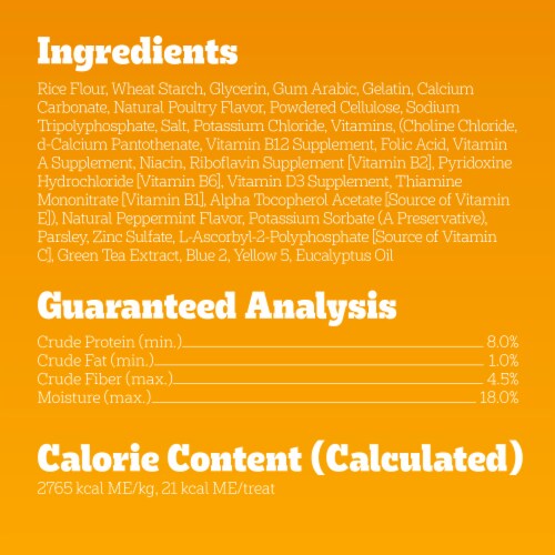 Pedigree Dentastix™ Fresh Flavor Adult Toy/Small Dog Dental Chew Dog Treats Perspective: bottom