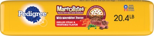 Pedigree® Marrobites™ Grilled Steak & Vegetable Flavor Adult Dog Food Perspective: bottom