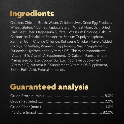 Cesar Filets in Gravy Wet Dog Food Mini-Pouch Rotisserie Chicken Perspective: bottom