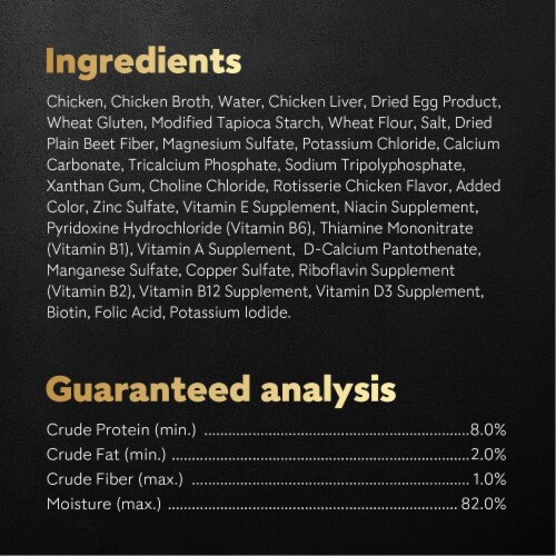 Cesar Filets in Gravy Wet Dog Food Mini-Pouch Rotisserie Chicken Perspective: bottom