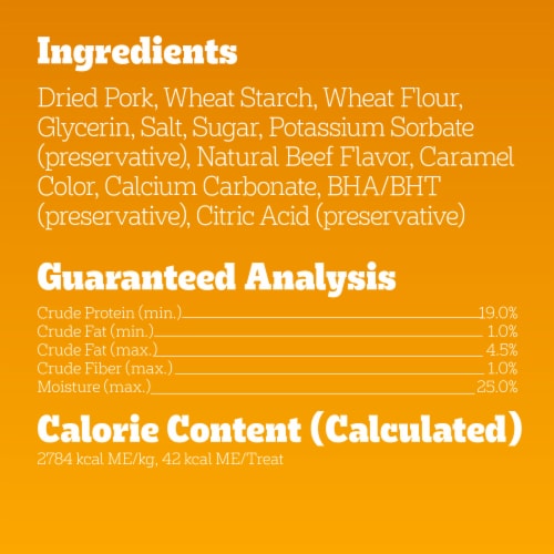 Pedigree Canine Cookout Meaty Sticks Dog Treats Beef Flavored Perspective: bottom