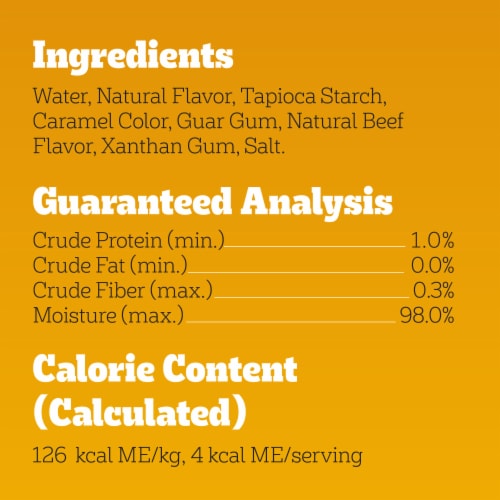 Pedigree Drizzlers Adult Wet Dog Savory Sauce Natural Beef Flavor Perspective: bottom
