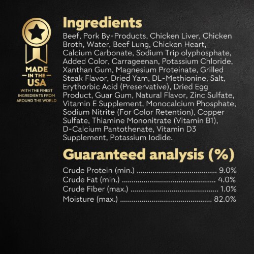 Cesar Classic Loaf in Sauce Grilled Steak and Eggs Adult Wet Dog Food Perspective: bottom