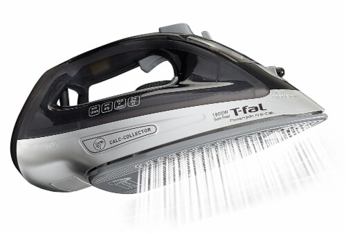 T-fal Powerglide Steam Iron - Black/Silver Perspective: bottom