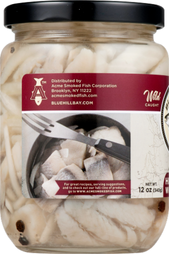 Blue Hill Bay All-Natural Herring in Wine Sauce Perspective: bottom