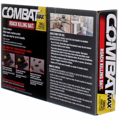 Combat® Max™ Small Roach Killing Bait Stations Perspective: bottom