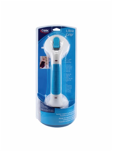 Carex® Ultra Grip™ White Bath Bar Handle Perspective: bottom