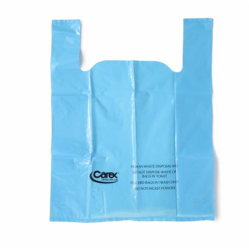 Carex® Commode Liners with Ultra Absorbent Powder Perspective: bottom