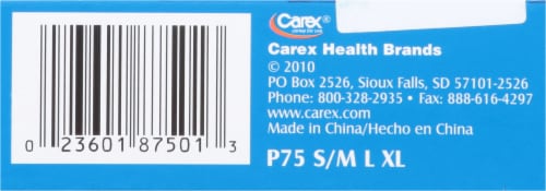 Carex Soft Hand Cotton Gloves - Large Perspective: bottom