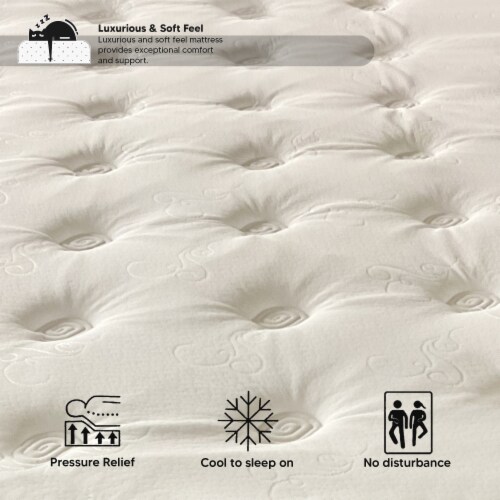 Continental Sleep 12 Medium Firm Pillow Top Pocket Coil Spring Hybrid Mattress King King Fred Meyer