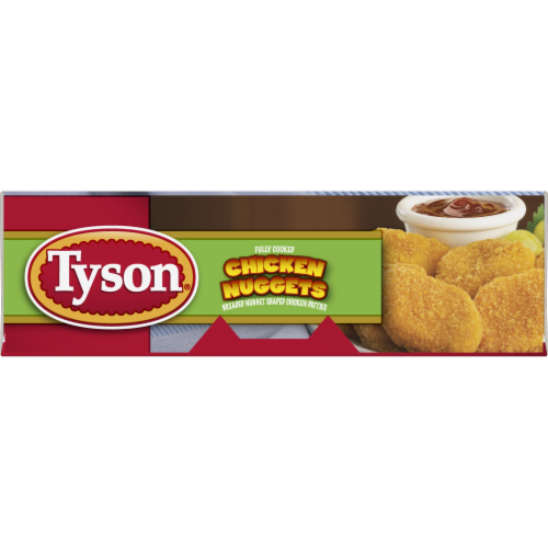 Tyson Fully Cooked Chicken Nuggets Perspective: bottom