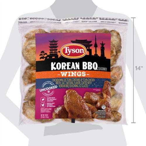 Tyson Korean BBQ Frozen Chicken Wings, 40 OZ - City Market