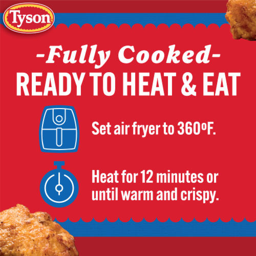 Tyson Restaurant Style Rotisserie Seasoned Crispy Wings Perspective: bottom