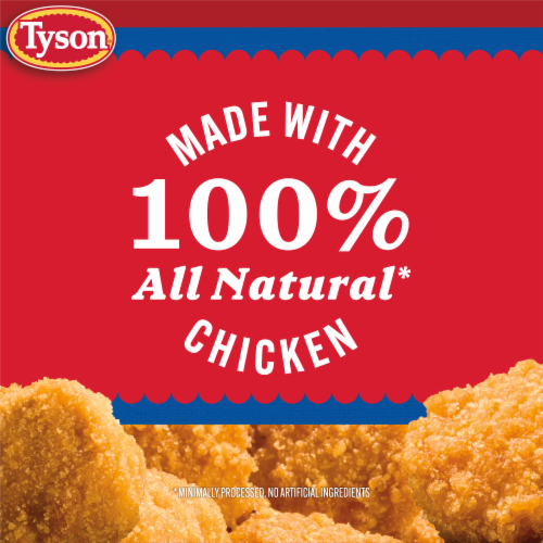 Tyson Frozen Chicken Nuggets Family Pack Perspective: bottom