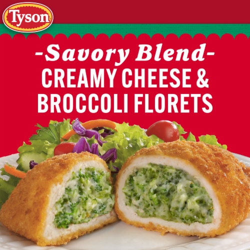 Tyson Frozen Stuffed Chicken Breasts Broccoli Cheese Perspective: bottom