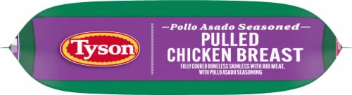 Tyson® Frozen Pollo Asado Seasoned Pulled Chicken Breast Perspective: bottom