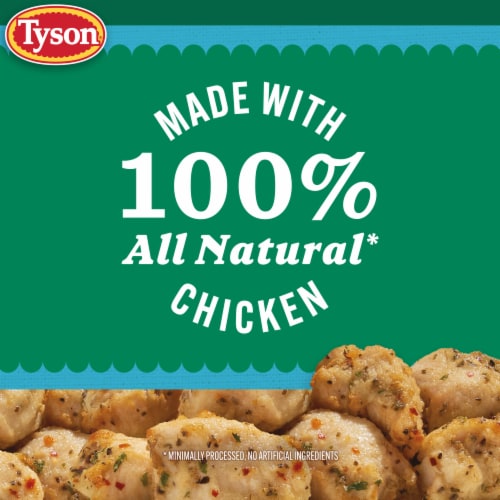 Tyson Frozen Mediterranean Style Boneless Chicken Bites Perspective: bottom
