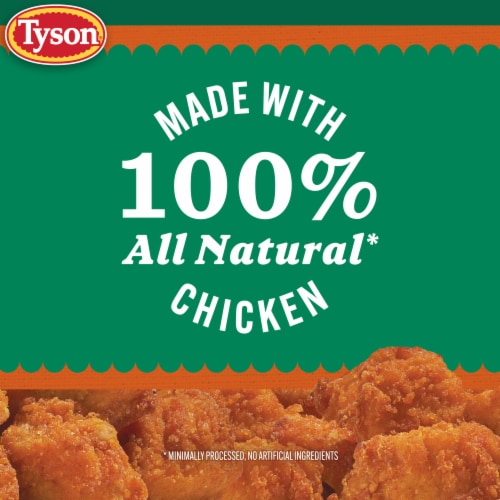 Tyson Frozen Lightly Breaded Hot Honey Boneless Chicken Bites Perspective: bottom