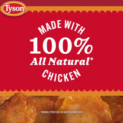 Tyson Frozen Hot Orange Boneless Chicken Bites Perspective: bottom