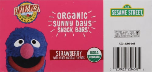 Earth's Best® Organic Strawberry Sunny Days Snack Bars Perspective: bottom