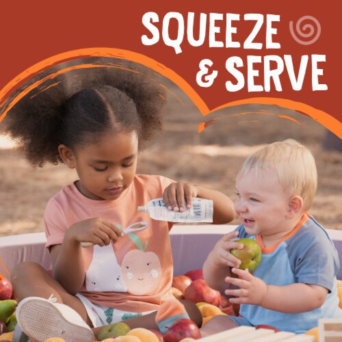 Earth's Best Organic® Apple Peach Oatmeal Fruit & Grain Stage 2 Baby Food Puree Pouch Perspective: bottom