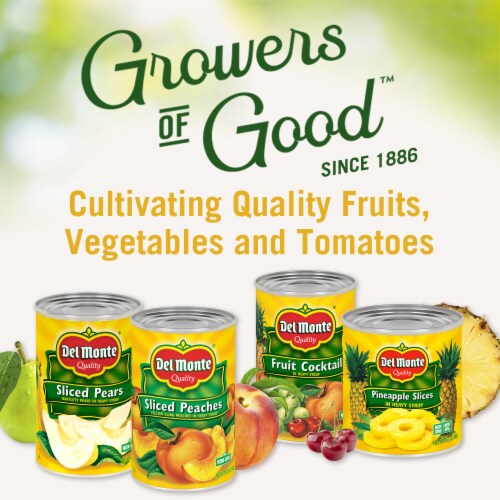 Del Monte® No Sugar Added Fruit Cocktail Canned Fruit Perspective: bottom