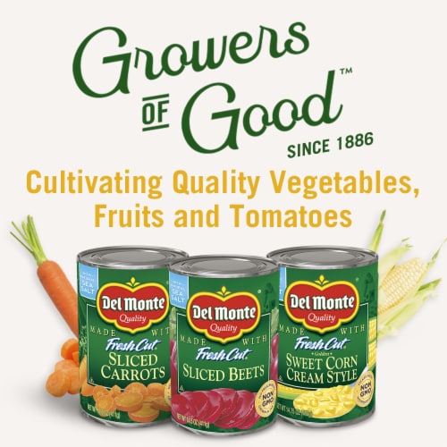 Del Monte® Fresh Cut Golden Sweet Whole Kernel Corn Canned Vegetables Perspective: bottom