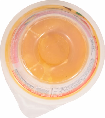 Del Monte® Boost Me Stay Well Mangos & Pineapple in Mango and Dragon Fruit Flavored Juice Fruit Cup Perspective: bottom