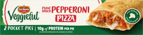 Del Monte® Veggieful™ Plant-Based Pepperoni Pizza Pocket Pies Perspective: bottom