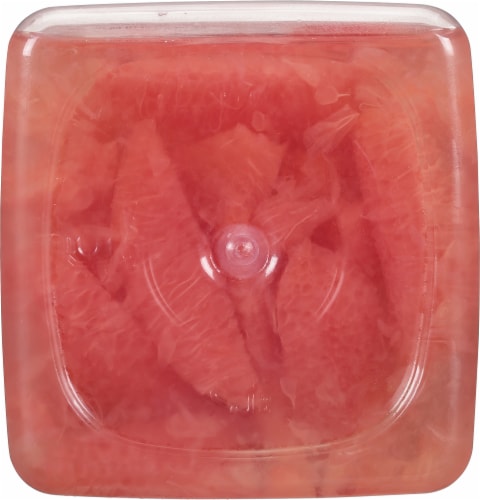 Del Monte® SunFresh® Red Grapefruit in Extra Light Syrup Jar Perspective: bottom