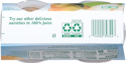 Del Monte® Diced Pears Fruit Cups Perspective: bottom