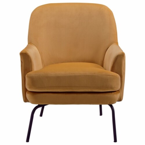 Ashley Furniture Dericka Gold Accent Chair Perspective: bottom