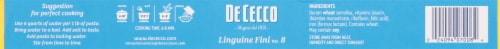De Cecco Linguine Fini No 8 Pasta Perspective: bottom