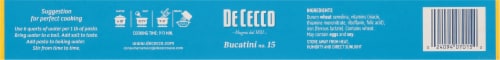 De Cecco Slow Dried No. 15 Bucatini 1 lb Perspective: bottom