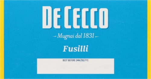 De Cecco® Fusilli Pasta Perspective: bottom