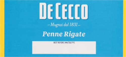 De Cecco Penne Rigate Pasta Perspective: bottom