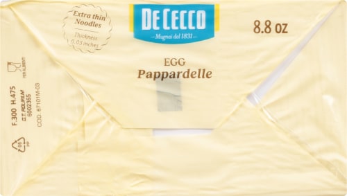De Cecco Pappardelle Egg Noodles Perspective: bottom