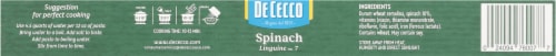 De Cecco® Linguine with Spinach No. 7 Pasta Perspective: bottom