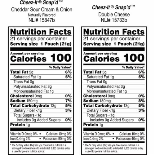 Cheez-It Snap'd Cheese Cracker Chips Variety Pack Perspective: bottom